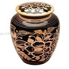 Brass funeral supplies urn, for Adult, Style : European Style