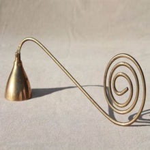 brass antique candle snuffer