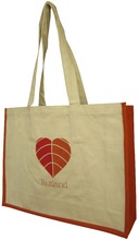 Logo Printed Canvas Bags, Color : Natural or Dyed