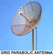 grid parabolic antenna