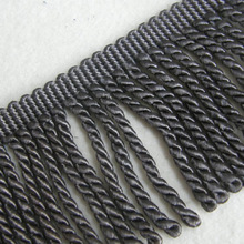 Anthracite Upholstery Bullion Fringe