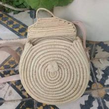 Oval Straw Bag