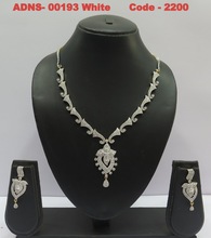Attractive Rhinestone Necklace sets, Main Stone : American diamond