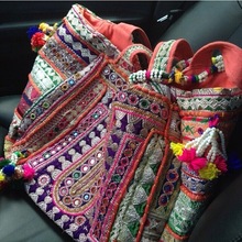 Beautiful Royal look Exclusive Evening Bag Vintage Banjara Gypsy Handbag for Women