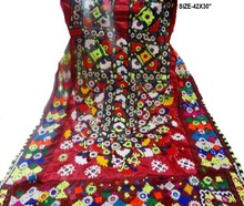 Ndian Ethnic Hand Embroidery Gypsy Neck Yoke Banjara Cotton Dress Material