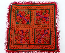 Vintage Blouse Neck yoke_Indian handmade Banjara patches