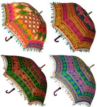 Vintage Sun Umbrella Hand Embroidery Wedding Decor