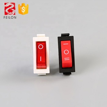 ON-OFF red led rocker switch
