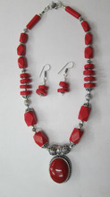 Gemstone necklaces, Main Stone : Coral