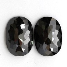 Oval Cut Black Diamonds