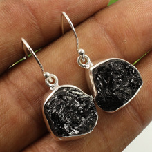 Sunrise Jewellers BLACK TOURMALINE Earring, Occasion : Anniversary, Engagement, Gift, Party, Wedding, Fashion