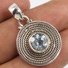 Sunrise Jewellers BLUE TOPAZ Gems pendant