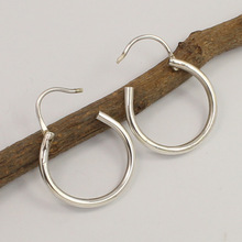 Sunrise Jewellers Hoop Earrings, Color : Silver