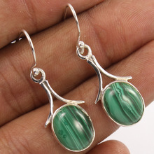 Sunrise Jewellers MALACHITE Cabochon Gemstones Earrings