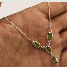 Sunrise Jewellers PERIDOT Gemstone necklace