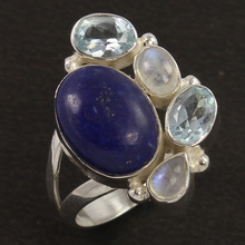 Rainbow Moonstone Gemstone Ring, Occasion : Anniversary, Engagement, Gift, Party, Wedding, Fashion