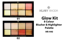 Hilary Rhoda Glow Kit Blusher, Feature : powder highlighter