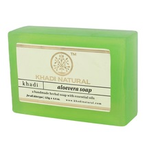 KHADI NATURAL Herbal Aloevera Soap, Age Group : Adults
