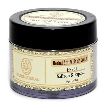 HERBAL SAFFRON PAPAYA ANTI WRINKLE CREAM, Certification : GMP, MSDS