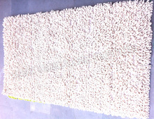 Chenille Shaggy Carpet, for Commercial, Decorative, Home, Hotel, Bedroom, Technics : Hand Woven