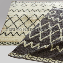 Polyester Shaggy Rugs, for Door, Floor, Home, Hotel, Outdoor, Picnic, Office, Size : Customized Size