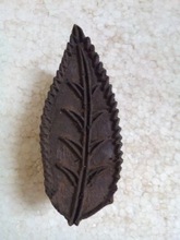 Vintage Old Hand Carved big leaf