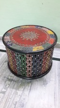 wooden round beautiful traditional coffee table
