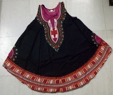 AFRICAN DASHIKI ANKARA UMBRELLA DRESS, Size : Free Size