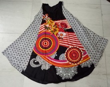 Rayon SUMMER BEACHWEAR UMBRELLA DRESS, Size : Free Size