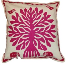 Tree Of Life Cotton Cushion Covers, for Car, Chair, Decorative, Seat, SOFA, Style : patch work, Embroidery