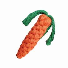 Carrot Handmade Cotton Rope Pet Toy, Feature : Eco-Friendly, Stocked