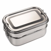 Stainless Steel Double Decker School tiffin box