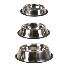 Stainless Steel Pet Feed Dog Bowl, Color : Customized