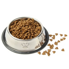 Stainless Steel Pet Feeding Embossed Bowl, Size : Customized Size