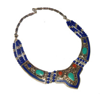 Antique jewellery nepali necklace jewellery, Main Stone : Turquoise