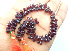 Fine gems Natural Gearnet Drop Beads
