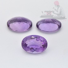 Amethyst Oval Purple Gemstone