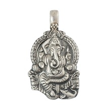  Lord Ganesha Silver Pendant, Occasion : Party