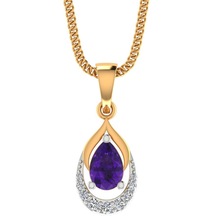  Pear Amethyst Gemstone PENDANT, Occasion : Wedding