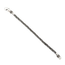 Solid Cable Braided Silver Bracelet, Gender : Children's, Men's, Unisex, Women's