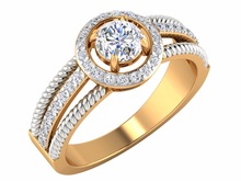 Solitaire Daimond Prong Men Ring