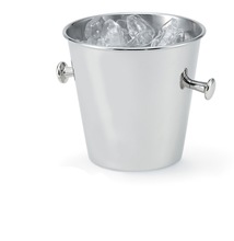 Stainless steel beer bucket with knoobs, Color : Silver