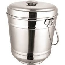 HRM stainless steel milk bucket