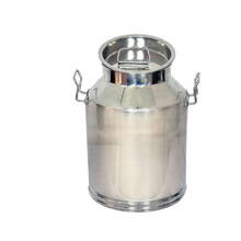 Stainless Steel milk pail can bucket, Capacity : 30 ltr