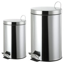 Stainless steel paddler bin with single wall