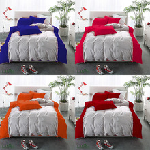 Pom Lace Design Bedding set, Pattern : Plain Dyed