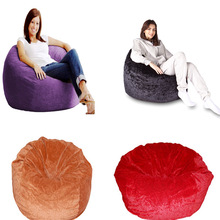 Velvet Bean Bag Chair, Color : Customized color