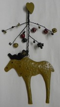 R2D iron Hanging Moose christmas decoration