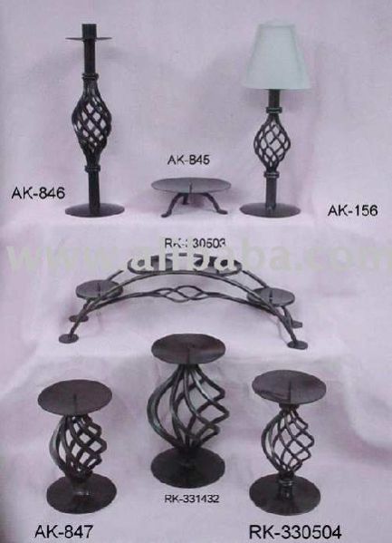 Iron Candle Holders