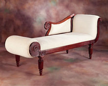 Wood Upholstered Divan Sofa